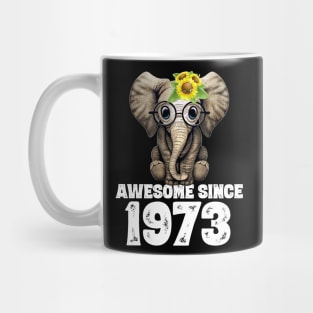 Awesome since 1973 47 Years Old Bday Gift 47th Birthday Mug